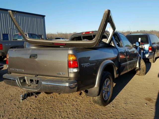 5TBRT34144S448367 - 2004 TOYOTA TUNDRA ACC GRAY photo 4