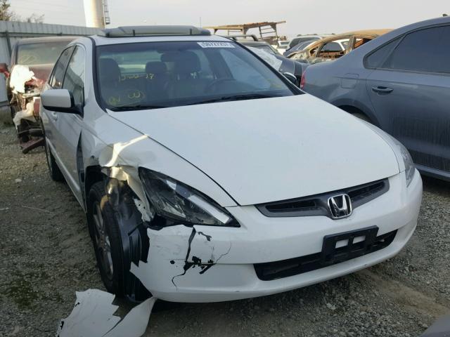 1HGCM56884A035477 - 2004 HONDA ACCORD EX WHITE photo 1