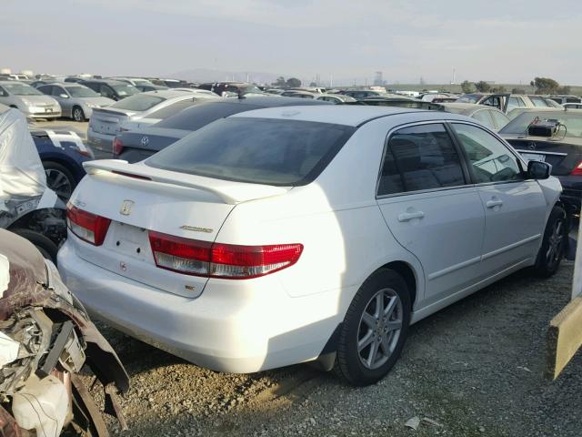 1HGCM56884A035477 - 2004 HONDA ACCORD EX WHITE photo 4