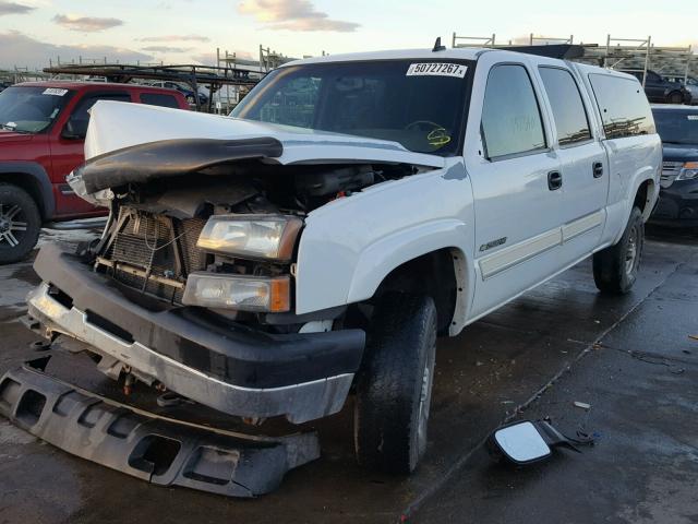 1GCHK23U66F248346 - 2006 CHEVROLET SILVERADO WHITE photo 2