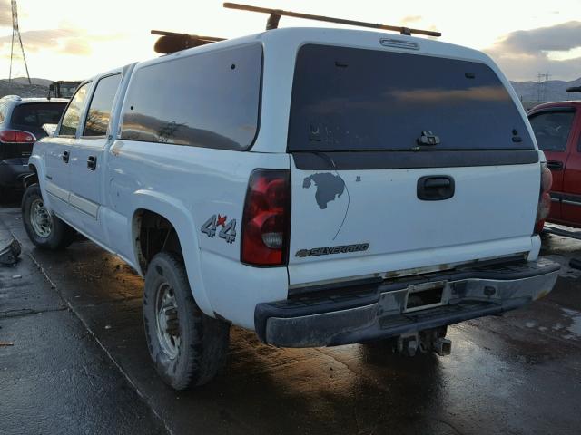 1GCHK23U66F248346 - 2006 CHEVROLET SILVERADO WHITE photo 3