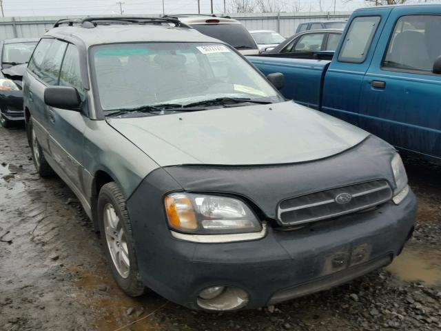 4S3BH675147608869 - 2004 SUBARU LEGACY OUT GREEN photo 1