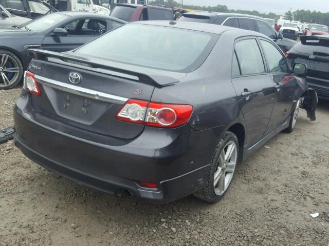 5YFBU4EE8DP091751 - 2013 TOYOTA COROLLA BA GRAY photo 4