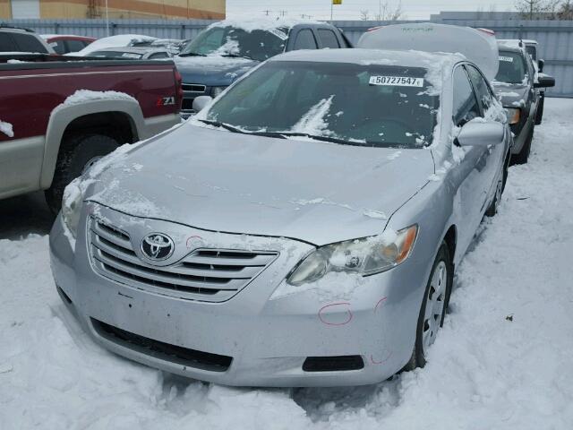 4T1BE46K98U239377 - 2008 TOYOTA CAMRY CE SILVER photo 2