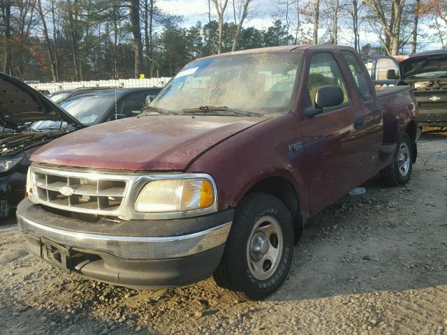 2FTZX0723XCA92167 - 1999 FORD F150 BURGUNDY photo 2