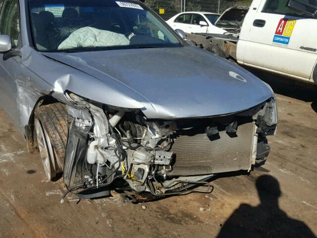 1HGCP26809A064498 - 2009 HONDA ACCORD EXL SILVER photo 9