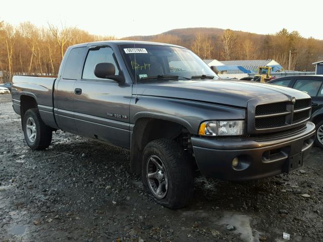 3B7HF13Z61G809842 - 2001 DODGE RAM 1500 GRAY photo 1