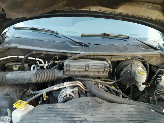 3B7HF13Z61G809842 - 2001 DODGE RAM 1500 GRAY photo 7