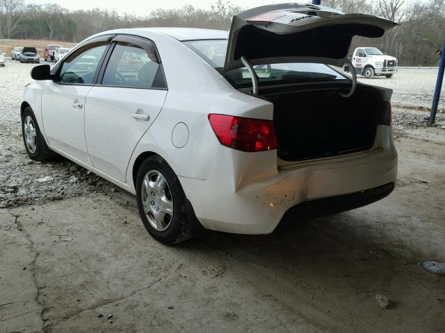 KNAFU4A2XD5702693 - 2013 KIA FORTE EX WHITE photo 3