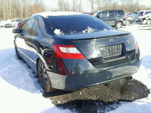 2HGFG1B94BH508902 - 2011 HONDA CIVIC EXL BLACK photo 3