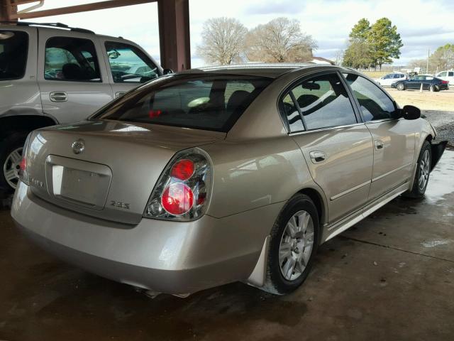 1N4AL11D35C386122 - 2005 NISSAN ALTIMA S TAN photo 4