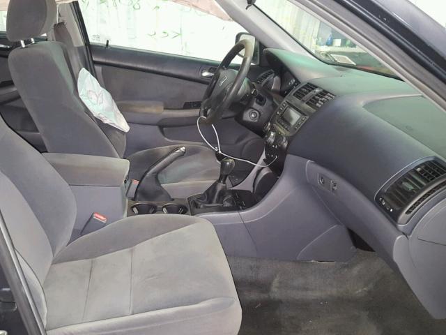 1HGCM55447A090379 - 2007 HONDA ACCORD LX BLUE photo 5