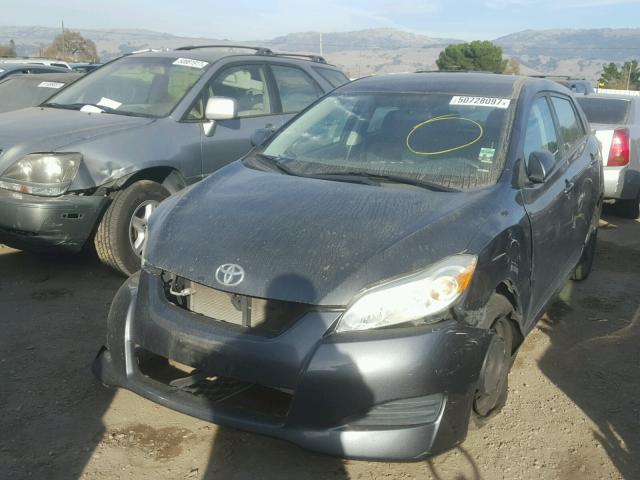 2T1KU40E99C142611 - 2009 TOYOTA COROLLA MA CHARCOAL photo 2