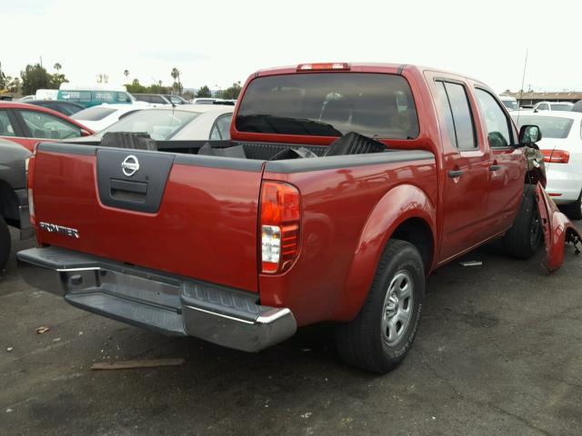 1N6AD0ER8CC473029 - 2012 NISSAN FRONTIER S BURGUNDY photo 4