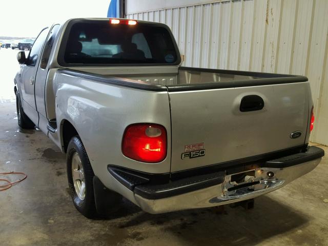 2FTZX07211CA98945 - 2001 FORD F150 SILVER photo 3