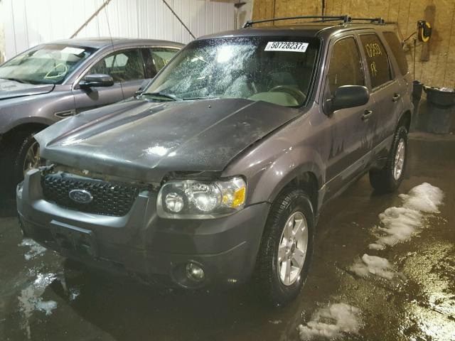 1FMYU93145KC92923 - 2005 FORD ESCAPE XLT GRAY photo 2