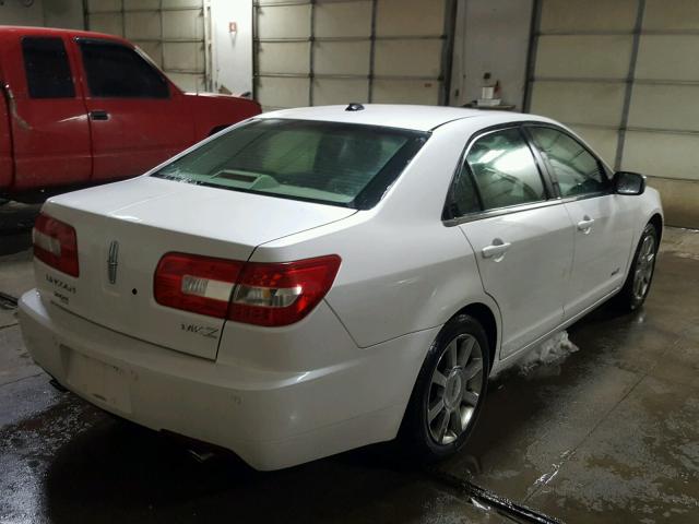 3LNHM26T49R615311 - 2009 LINCOLN MKZ WHITE photo 4