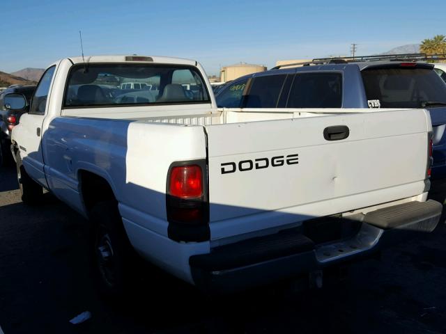 3B7KC26W5XM581087 - 1999 DODGE RAM 2500 WHITE photo 3