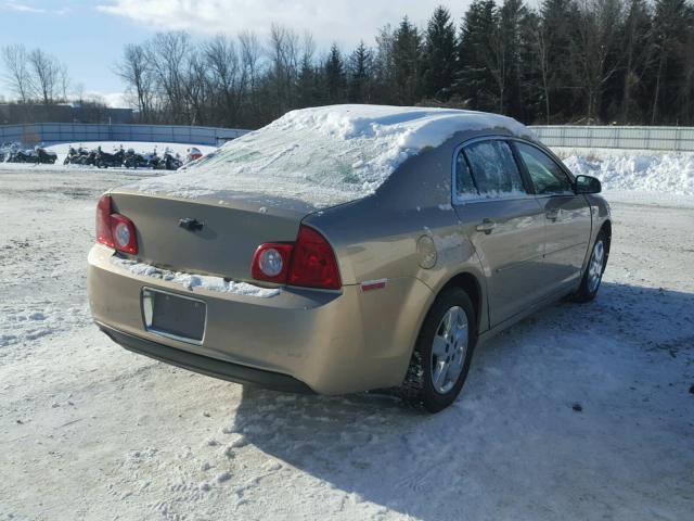 1G1ZG57B38F169924 - 2008 CHEVROLET MALIBU LS GOLD photo 4