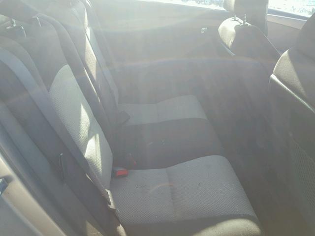 1G1ZG57B38F169924 - 2008 CHEVROLET MALIBU LS ოქროსფერი ფოტო 6