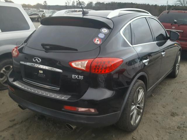 JN1AJ0HR3BM850711 - 2011 INFINITI EX35 BASE BLACK photo 4
