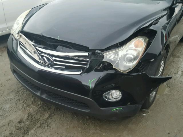 JN1AJ0HR3BM850711 - 2011 INFINITI EX35 BASE BLACK photo 9