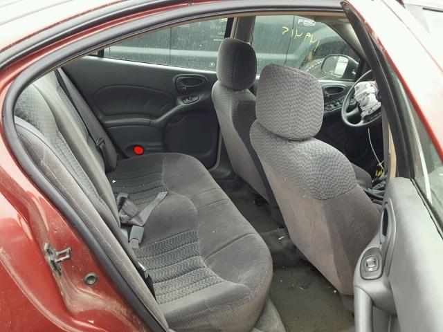 1G2NF52T41M516689 - 2001 PONTIAC GRAND AM S MAROON photo 6