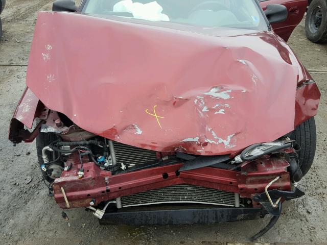 1G2NF52T41M516689 - 2001 PONTIAC GRAND AM S MAROON photo 7