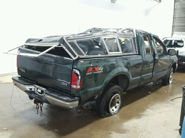 1FTNX21L33EB59625 - 2003 FORD F250 SUPER GREEN photo 4