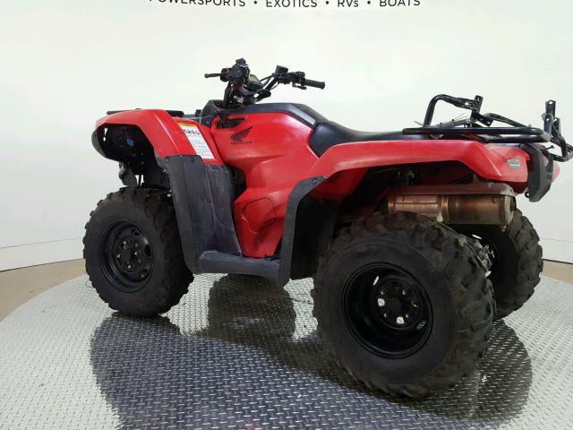 1HFTE4062E4003790 - 2014 HONDA TRX420 FE RED photo 6