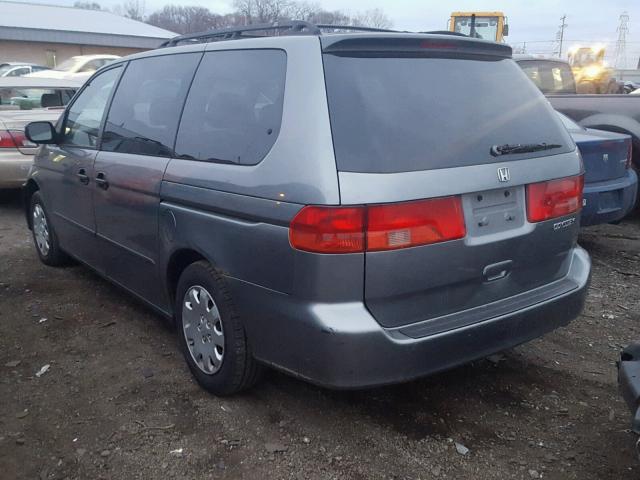 2HKRL18511H624687 - 2001 HONDA ODYSSEY LX GRAY photo 3