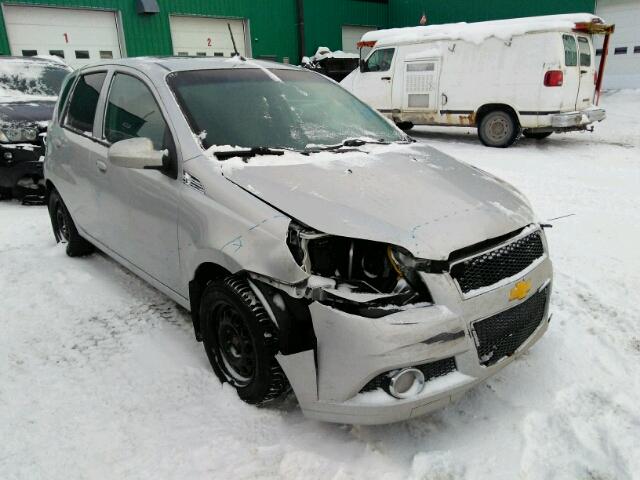 3G1TC6DG5BL147587 - 2011 CHEVROLET AVEO LT SILVER photo 1