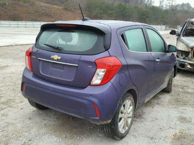 KL8CF6SA3HC725518 - 2017 CHEVROLET SPARK 2LT PURPLE photo 4