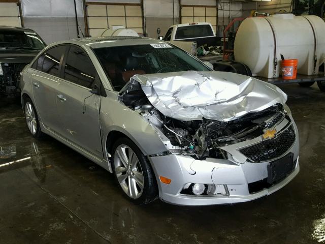 1G1PH5SC6C7267658 - 2012 CHEVROLET CRUZE LTZ SILVER photo 1