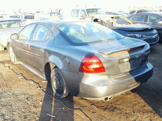 2G2WR524351318532 - 2005 PONTIAC GRAND PRIX GRAY photo 3