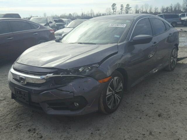 19XFC1F38HE003322 - 2017 HONDA CIVIC EX GRAY photo 2