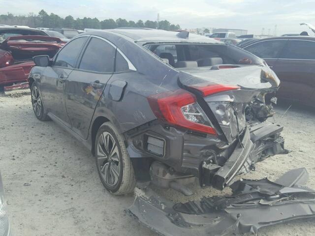 19XFC1F38HE003322 - 2017 HONDA CIVIC EX ნაცრისფერი ფოტო 3