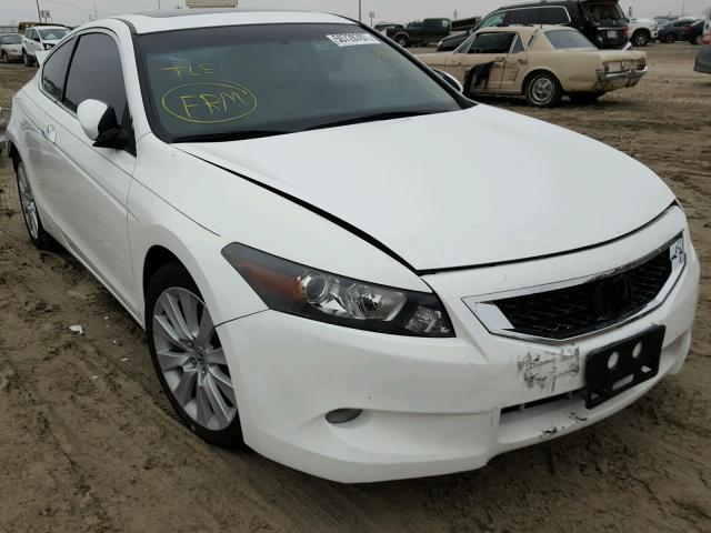 1HGCS2B82AA004702 - 2010 HONDA ACCORD EXL WHITE photo 1