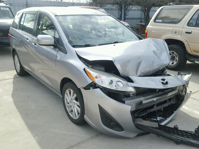 JM1CW2BL1C0121512 - 2012 MAZDA 5 GRAY photo 1