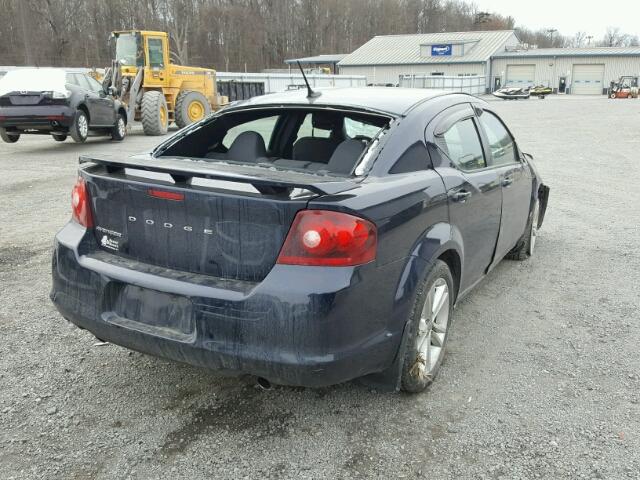 1C3CDZEG5CN165565 - 2012 DODGE AVENGER SX BLUE photo 4