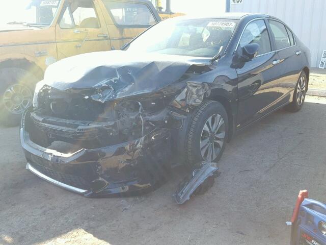 1HGCR2F30DA047790 - 2013 HONDA ACCORD LX BLACK photo 2