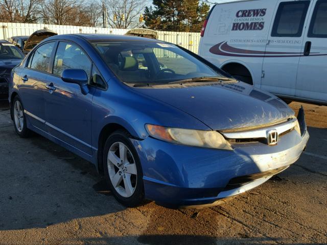 1HGFA16866L032843 - 2006 HONDA CIVIC EX BLUE photo 1