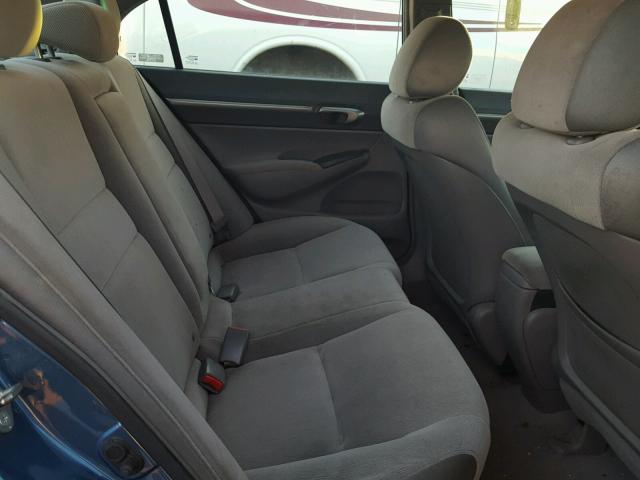 1HGFA16866L032843 - 2006 HONDA CIVIC EX 蓝色 照片 6