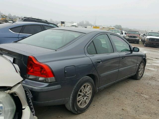 YV1RS61T242417332 - 2004 VOLVO S60 GRAY photo 4