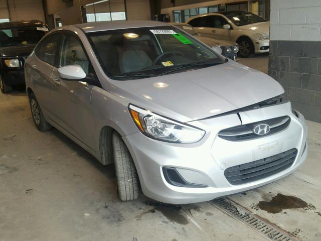 KMHCT4AE7GU973297 - 2016 HYUNDAI ACCENT SE SILVER photo 1