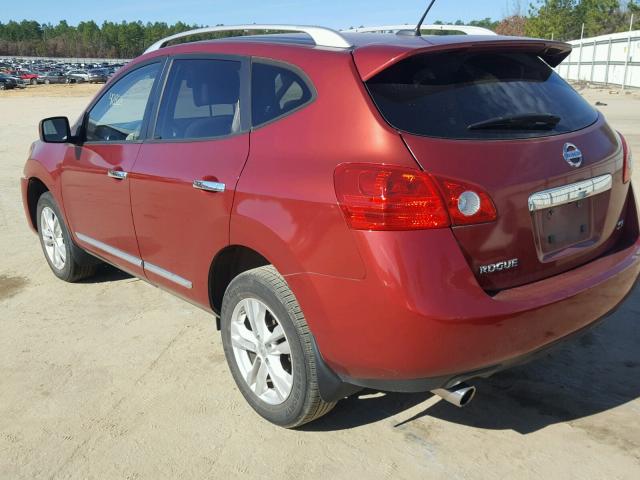 JN8AS5MTXCW264705 - 2012 NISSAN ROGUE S MAROON photo 3