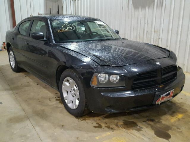 2B3KA43R47H778932 - 2007 DODGE CHARGER SE BLACK photo 1