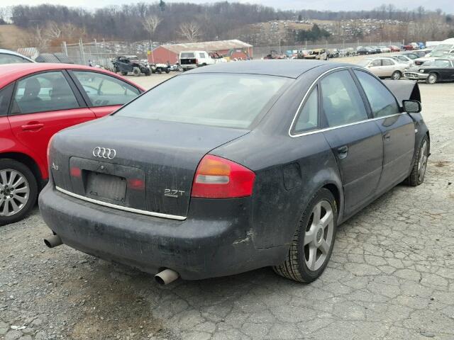 WAULD64B73N095127 - 2003 AUDI A6 2.7T QU BLACK photo 4