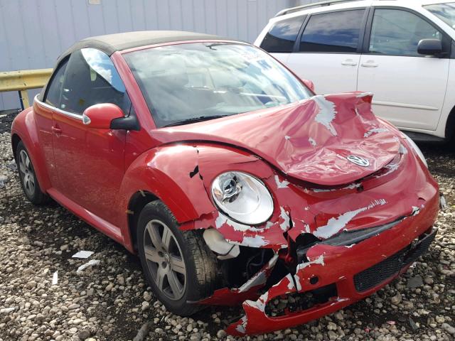 3VWRF31Y26M304512 - 2006 VOLKSWAGEN NEW BEETLE 红色 照片 1
