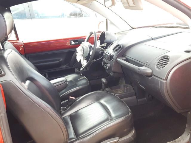 3VWRF31Y26M304512 - 2006 VOLKSWAGEN NEW BEETLE 红色 照片 5